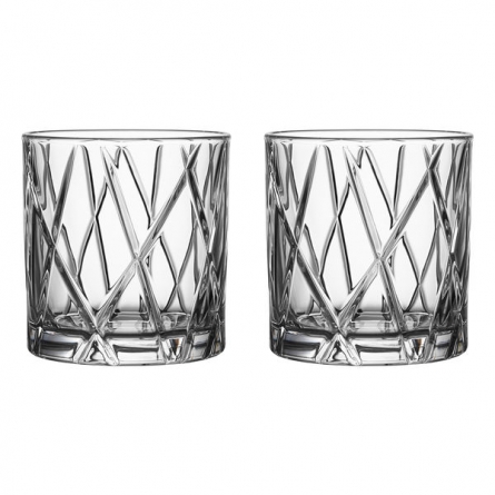 City Whisky Glass DOF, 34cl, 2-pack