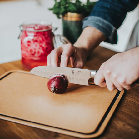 Asama Santoku Messer, Gro&szlig;
