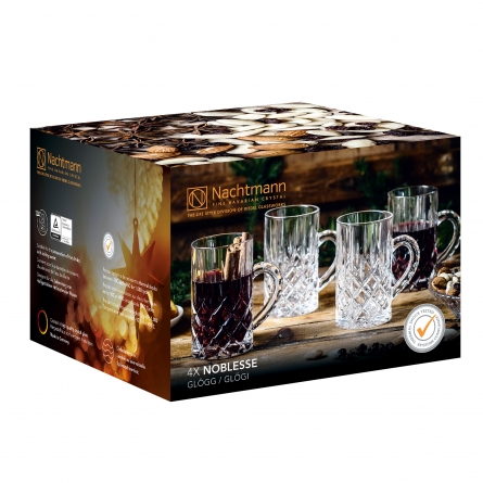 Noblesse Mulled Wine/Hot Beverage 25cl, 4-pack