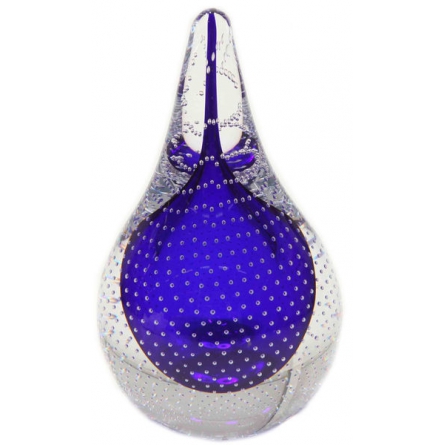 Drop blau H 17 cm