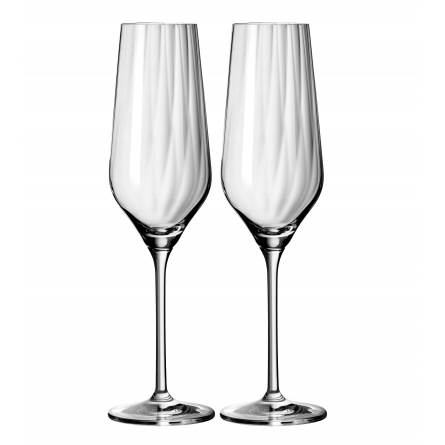 Sternschliff Champagnerglas 25cl, 2-pack