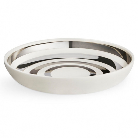 Omaggio Fat 30cm, Silver