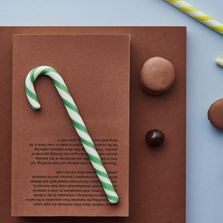 Polka Candy Cane Vit/Grön, 3-pack