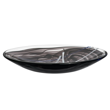 Contrast Dish Black, Ø 38cm