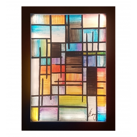 Glass Painting & Lighting, Square, Small