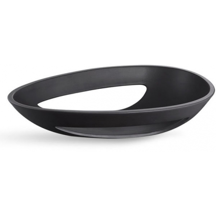 Kokong Oval Schüssel, Schwarz, 40cm