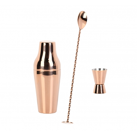 Sontell Bar Set Copper, 3 Pieces