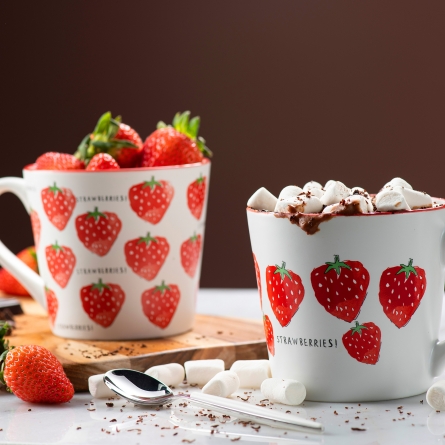 Strawberry mug 40cl