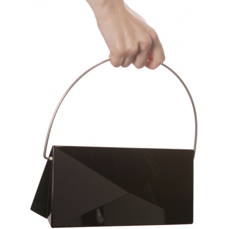 Handbag in glass by Lena Bergström