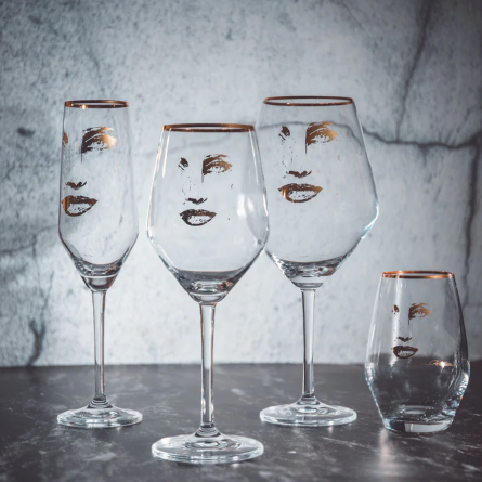 Piece of Me Gold Rosé/Vitvinsglas, 40cl