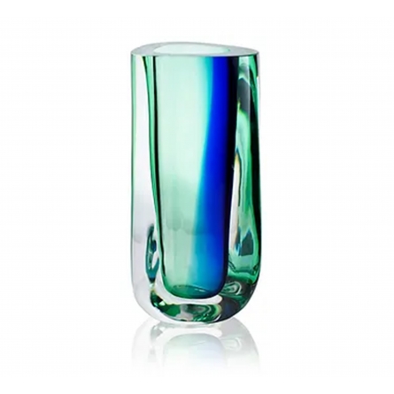 Refractio Vas Blå/Grön H 19,5 cm