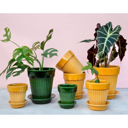 Simona Pot Yellow, Ø 16cm