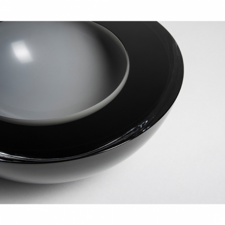 Solid Black and White, Ø 26cm