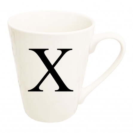 Letter Mug - X