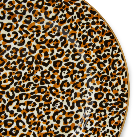 Creatures of Curiosity Tallrik Leopard, Ø 20,5cm