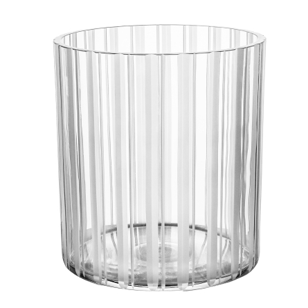 Cut in Number Vase Stripes, 20cm