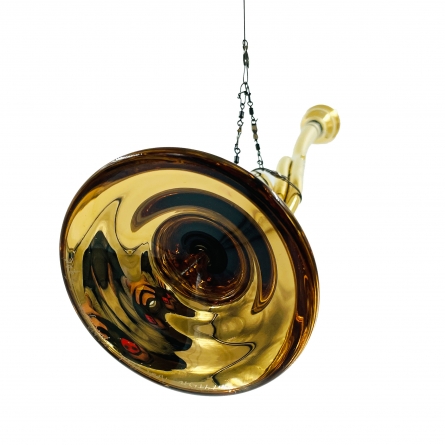 Armstrong Blues Glass Trumpet Loop, Unique