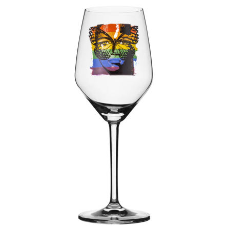 Golden Butterfly Rosé/Vitvinsglas 40cl, HBTQ