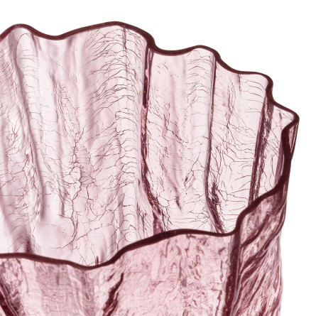 Crackle Vase Pink, 27cm