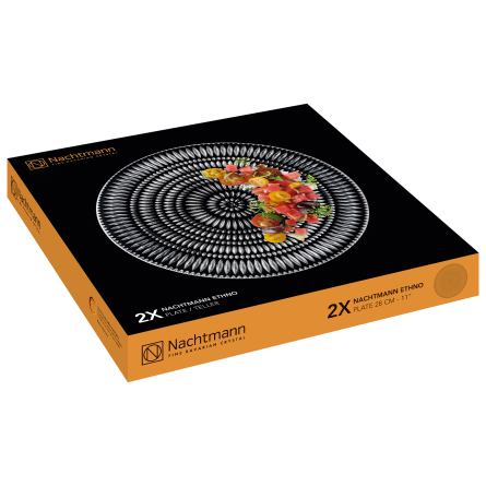 Ethno Tallrik 28cl, 2-pack