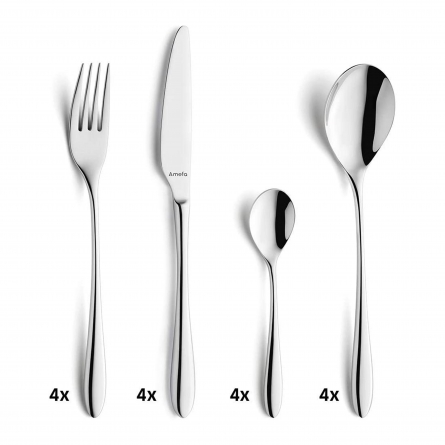 Cuba Cutlery Set, 24 pieces