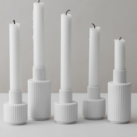 Lyngby candlestick 7cm