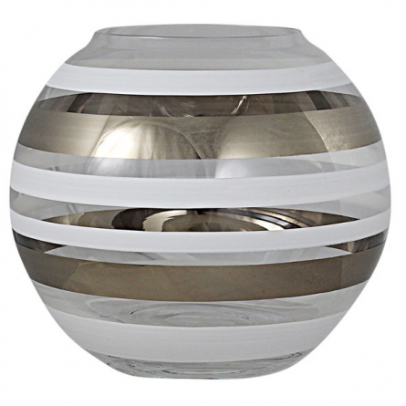 Versailles Vase Round, Silver