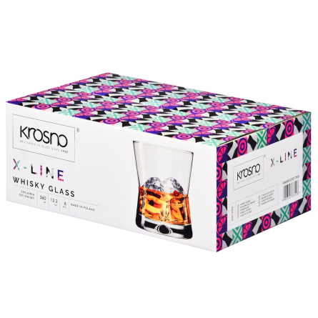 X-Line Whiskey Glass 36cl, 6-pack