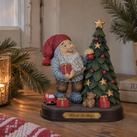 Tomte & Gran H 17 cm &ndash; Julfigur
