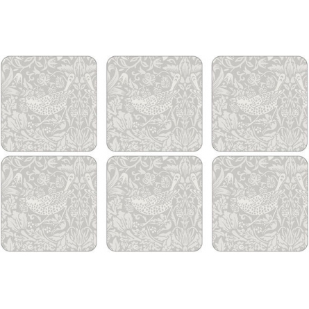 Strawberry Thief Coasters 6-pack