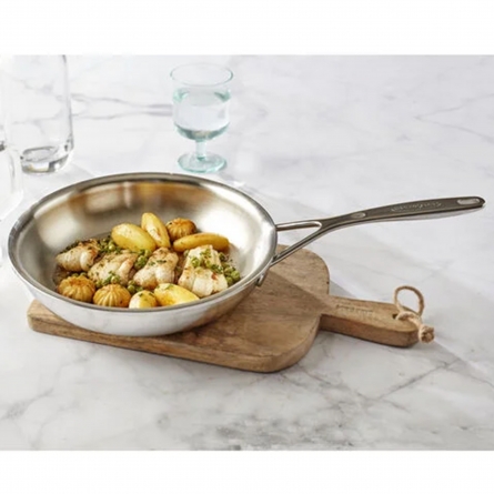 Proline 7 Frying pan 24 cm, 18/10 Stainless steel, Silver