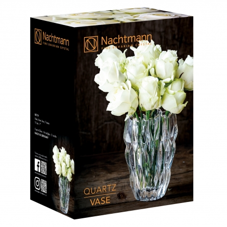 Quartz Vase H 16cm