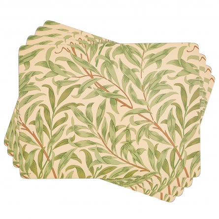 Willow Bough Green Bordstabletter Stora, 4-pack