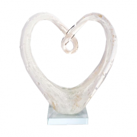 Heart White, 12.5cm