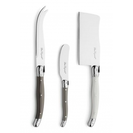 Lou Laguiole Tradition Cheese Knives, 3-pack