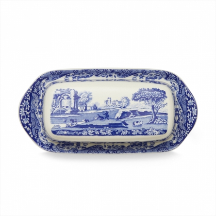 Blue Italian Butter Dish