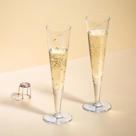 Goldnacht Champagneglas #3 & 4, 20cl