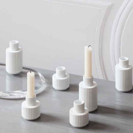 Lyngby candlestick 11cm