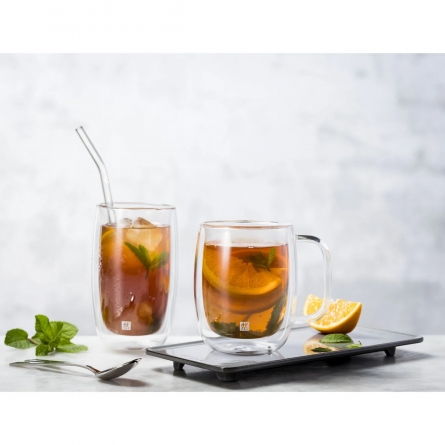 Sorrento Glassugrör & Rengöringsborste, 4-pack