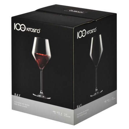 Ray R&ouml;dvinsglas 45cl, 4-pack