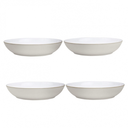 Natural Canvas Pasta Bowls Ø 22cm, 4-pack