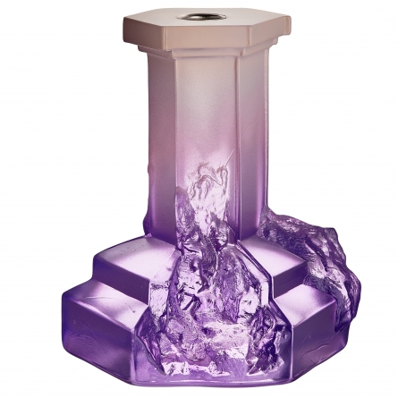 Rocky Baroque Candleholder Lilac Haze, H 17,5cm