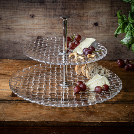Bossa Nova 2-Tiered Cake Dish