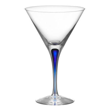 Intermezzo Blue Martini Glass, 25cl