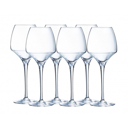 Open Up White Wine Glasses 40cl, 6-pack