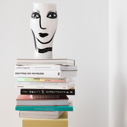 Open Minds Vase White/Black, H 36cm