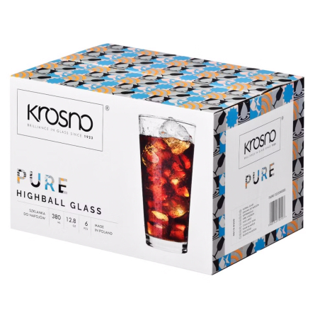Pure Highball Glass 38cl, 6-pack