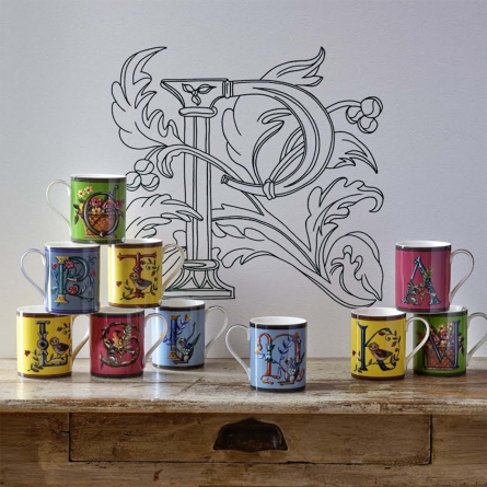 Alphabet Mugg E, 34cl