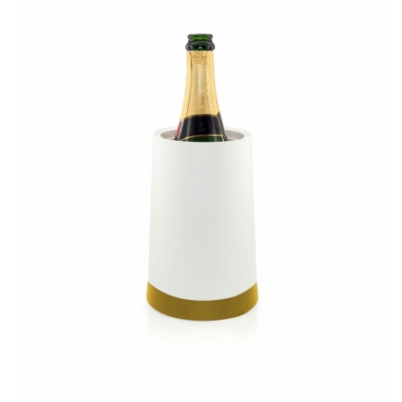 Wine Cooler with Separate Gel, White/Gold