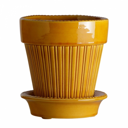Simona Pot Yellow, Ø 18cm